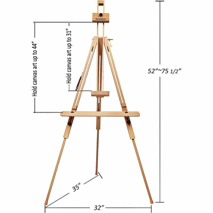 MEEDEN Portable Tripod Field Painting Easel