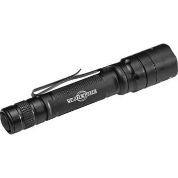 SureFire EDCL2-T 1200 Lumen Tactical EDC Flashlight Bundle with Extra Batteries and Cases