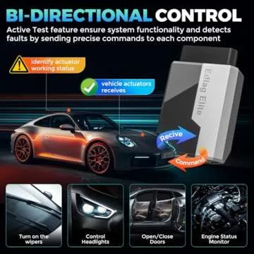KINGBOLEN Ediag Elite OBD2 Scanner Bluetooth, Bi-Directional Control Scanner All System Diagnostic Tool for iOS & Android, 15+ Hot Reset, CANFD Protocol, FCA AutoAuth, No Subscriptions Lifetime Update