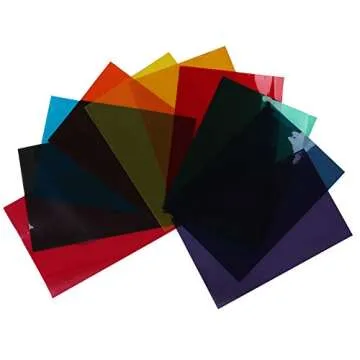 HOHOFILM 10 Colors Self-Adhesive Window Film Bundle