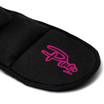 HEALTHYMODELLIFE Ankle Weights Set, 2 x 1 lbs Cuffs