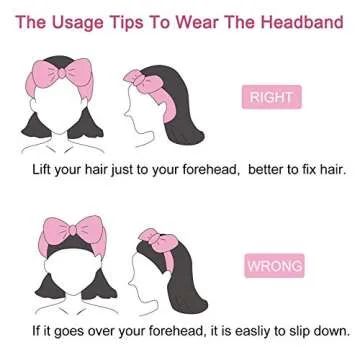 Casoty 6 Pieces Bow Hair Band Spa Headband for Women Soft Coral Fleece Headband for Washing Face Terry Cloth Headband Makeup Headband Yoga Sport Headband