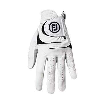 FootJoy Women's WeatherSof Prior Generation Golf Glove, White Small, Worn on Left Hand