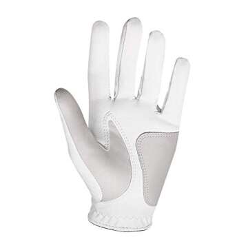 FootJoy Women's WeatherSof Prior Generation Golf Glove, White Small, Worn on Left Hand