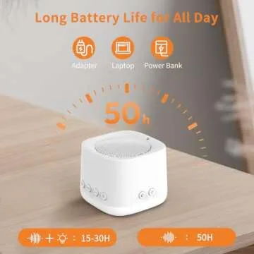 Portable White Noise Machine for Travel and Sleep
