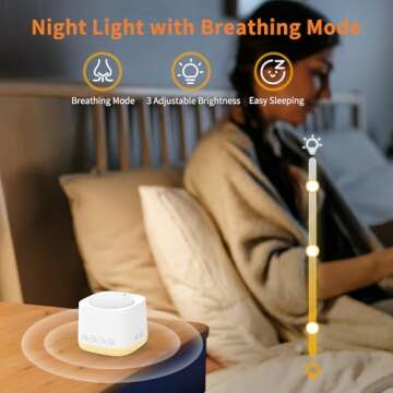 Portable White Noise Machine for Travel and Sleep