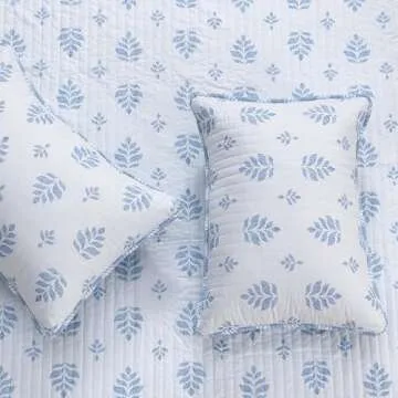 Great Bay Home Floral Twin Quilt Set - Lightweight Comfort