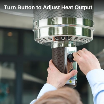 EAST OAK 48,000 BTU Patio Heater With Table Design