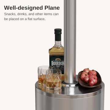 EAST OAK 48,000 BTU Patio Heater With Table Design