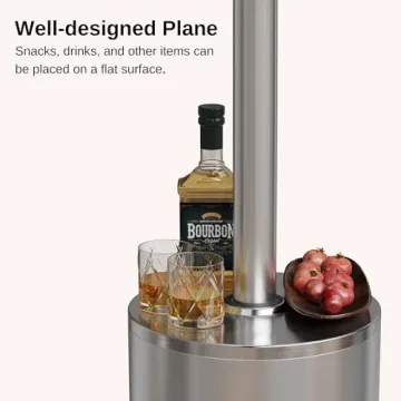 EAST OAK 48,000 BTU Patio Heater With Table Design