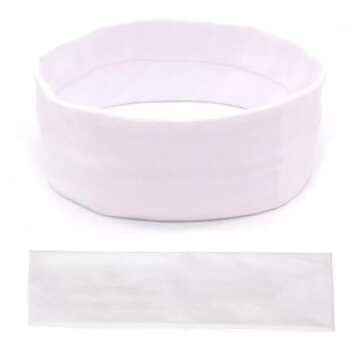 Yiwafu 3 Pack Yoga Headbands for Women, Non Slip Elastic Sweat Hairbands, Solid Color Head Accessories Headscarves Hair Hoop, Sweat-Absorbing Hairbands for Sports, Fitness, Running