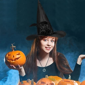 JUSTOTRY Witch Hat for Costume Party & Halloween