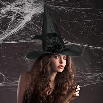 JUSTOTRY Witch Hat for Costume Party & Halloween