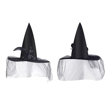 JUSTOTRY Witch Hat for Costume Party & Halloween