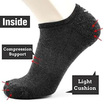 Women's Merino Wool No Show Socks for Comfort and Style