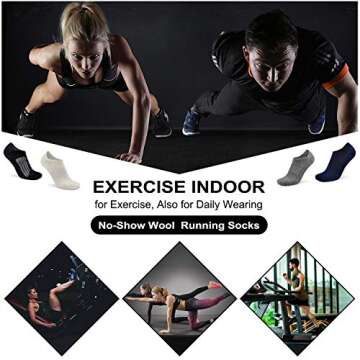 Women's Merino Wool No Show Socks for Comfort and Style