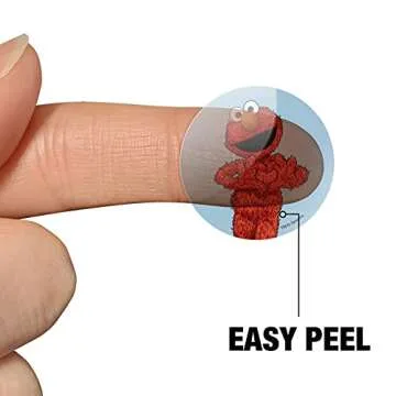 Sesame Street Vintage Elmo Stickers for Crafting Fun