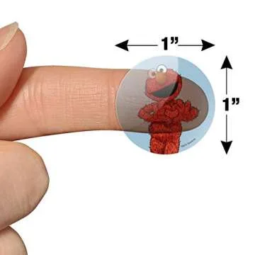 Sesame Street Vintage Elmo Stickers for Crafting Fun