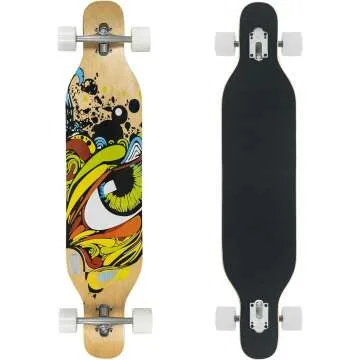 Top MammyGol 42 Inch Maple Longboard Skateboard