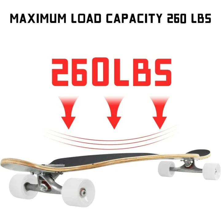 Top MammyGol 42 Inch Maple Longboard Skateboard