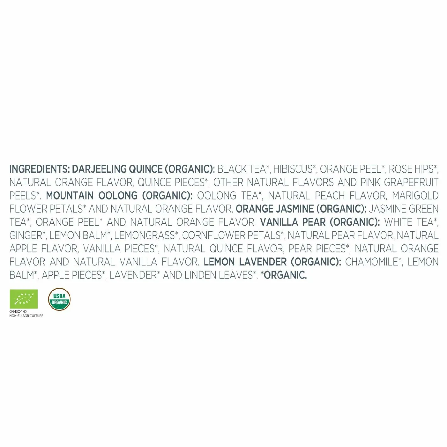 Relaxing Tea Sampler Gift Set with 20 Pyramid Infusers