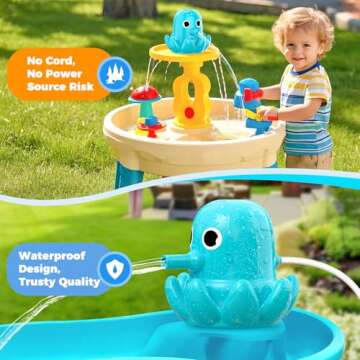 Rechargeable Water Table Pump - Fun Octopus Design