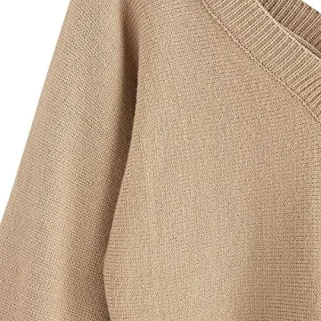 Stylish ZAFUL Women's Cropped V-Neck Sweater