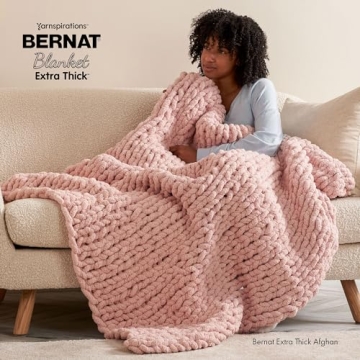 Bernat Blanket Extra Thick Green Frost Yarn - Luxurious Crafting Experience!