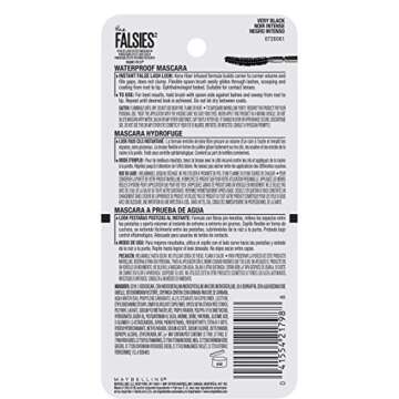 Maybelline Volum' Express Falsies Volumizing Waterproof Mascara, Very Black, 2 Count