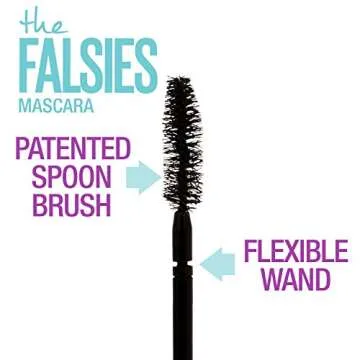 Maybelline Volum' Express Falsies Volumizing Waterproof Mascara, Very Black, 2 Count