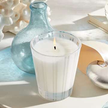 NEST New York Scented Classic Candle, Ocean Mist & Sea Salt - 8.1 oz - Up to 60-Hour Burn Time - Reusable Glass Vessel