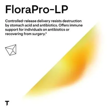 THORNE FloraPro-LP Probiotic - Acid-Resistant L. Plantarum Pearls for Easy Dosing - 60 Pearl Tablets