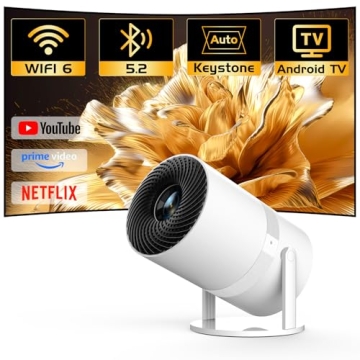 Experience Movie Magic with PANSEBA 270° Adjustable Smart Mini Projector