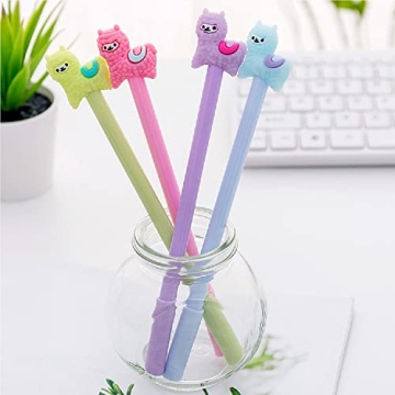 Cute Shuiniba Llama Gel Pens - Adorable 4PCS Set