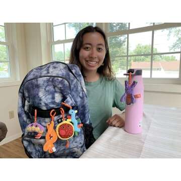 GIANTmicrobes Genetics Themed Gift Box, Genetics Gifts, DNA Gifts, Genetic Counselor Gifts, Genealogy Gifts, Gifts for Genealogists, DNA Plush Keychain, Ancestry Gift, Funny Science Teacher Gifts