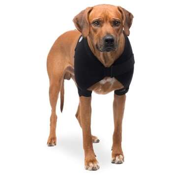 Caldera Pet Therapy Shoulder Wrap with Gel, Large, Black