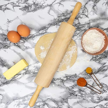 Ebuns Classic 18-inch Rolling Pin for Effortless Baking