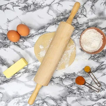 Ebuns Classic 18-inch Rolling Pin for Effortless Baking
