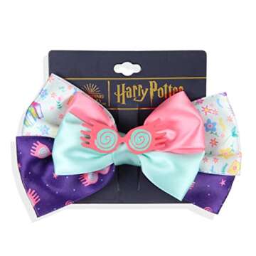 Harry Potter Luna Lovegood Glasses Hair Bow Hair Accessories