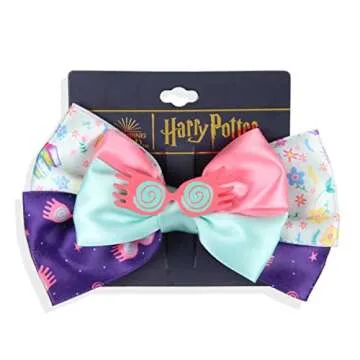 Harry Potter Luna Lovegood Glasses Hair Bow Hair Accessories