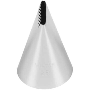 Wilton No. 2B Basketweave Decorating Tip, Multicolor