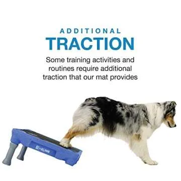 Blue-9 Pet Products KLIMB Traction Mat, Rubber Traction Dog Training Mat for Added Stability