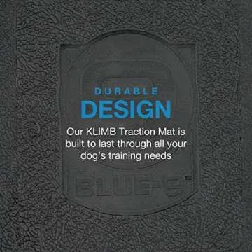 Blue-9 Pet Products KLIMB Traction Mat, Rubber Traction Dog Training Mat for Added Stability