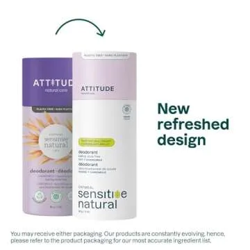 ATTITUDE Baking Soda Free Deodorant for Sensitive Skin – EWG Verified & Eco-Friendly