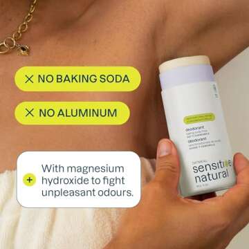 ATTITUDE Baking Soda Free Deodorant for Sensitive Skin