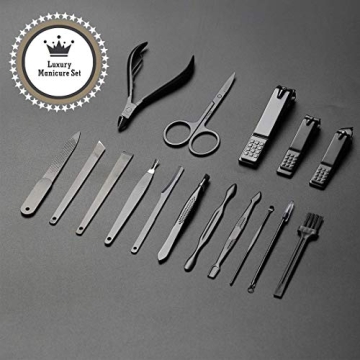 Premium Stainless Steel Manicure Set for Men Women