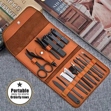 Premium Stainless Steel Manicure Set for Men Women
