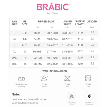 BRABIC Arm Compression Bra Tops for Women with Front Closure