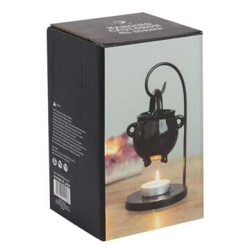 something different Spirit of Equinox Hanging Cauldron Pagan Oil Burner Witches Witchcraft Home Deco...