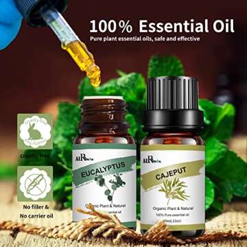 AIROOMOIL Woody Essential Oil Set - Natural Aromatherapy Kit